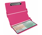 WhiteCoat Clipboard® Trifold - Pink Physical Therapy Edition